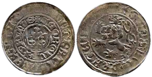 Pražský groš Jiří z Poděbrad